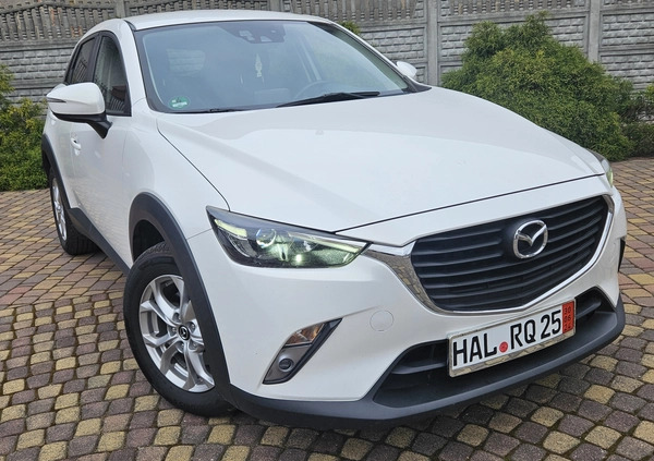 Mazda CX-3 cena 64999 przebieg: 149560, rok produkcji 2016 z Rzgów małe 56